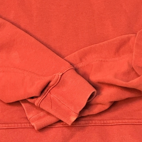 Nike Vintage Y2K Cropped Sweatshirt Burnt Orange Swoosh Size Small - Picture 3 of 10